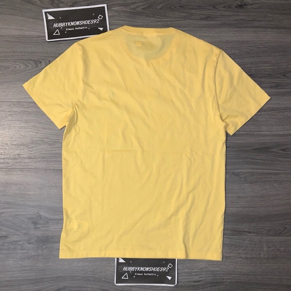 POLO RALPH LAUREN Men's Custom Slim Fit Soft Cotton Crewneck T-Shirt Yellow NWOT - Picture 3 of 5